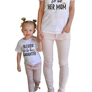 Epic Tees Blessed to Be Her Mom & Daughter Matching Shirts